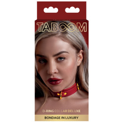 TABOOM Collier D-Ring Taboom Rouge
